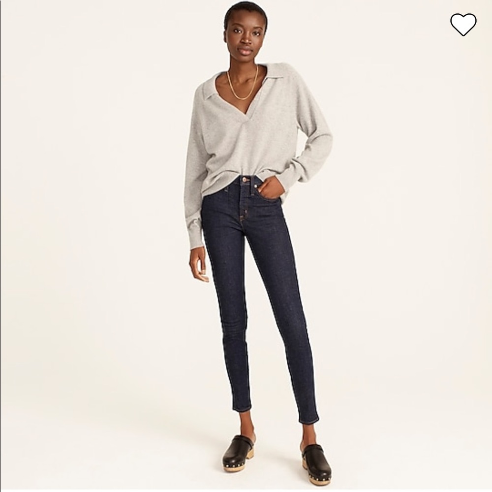 J CREW toothpick skinny ankle jeans